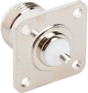 082-97, Conn Type N 0Hz to 11GHz 50Ohm Solder Cup ST Flange Mount RCP Silver Bag