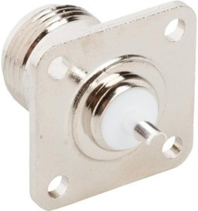 082-97, Conn Type N 0Hz to 11GHz 50Ohm Solder Cup ST Flange Mount RCP Silver Bag 082-97, Conn Type N 0Hz to 11GHz 50Ohm Solder Cup ST Flange Mount RCP Silver Bag