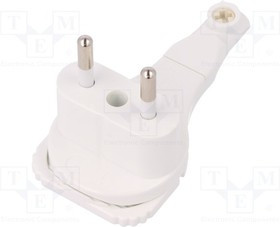 WT-11P, Разъем питания AC Разъем Конфиг.выводов 2P+PE белый