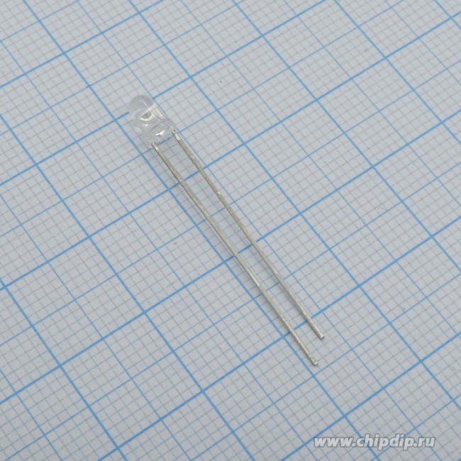 LTL1CHKSKNN, Светодиод 3мм/желтый/587нм/140- 320мкд/прозрачный/45°