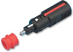 67714000, Разъем Питания DC, CarLighter, 12-24V, With 8A Fuse, With Maze-Like Strain Relief, Штекер,