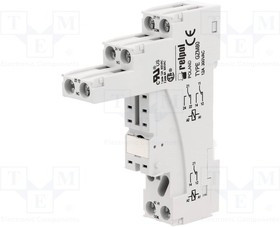 GZM80, Панелька, PIN 8, 12А, 300ВAC, Монтаж DIN,на панель, -40-70°C