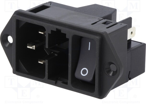 DD11.0111.1111, AC Power Entry Modules No illumination QC 10A No Drawer