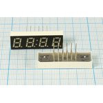Светодиодный дисплей зеленый, 7 сегментов, 4 разряда, высота 7 мм, E40281-A-J-0-W; №5889 G СД диспле