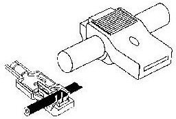 19216-0010, Terminals WIRE TAP 18-14 AWG blue