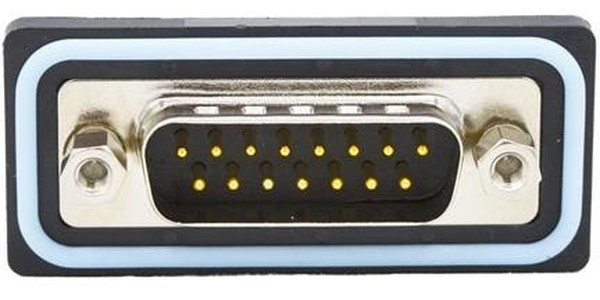 SDF-R15-113L011, SDF 15 Way Right Angle D-sub Connector Plug, 2.74mm Pitch, with 4-40 Screw Locks, Threaded Inserts SDF-R15-113L011, SDF 15 Way Right Angle D-sub Connector Plug, 2.74mm Pitch, with 4-40 Screw Locks, Threaded Inserts