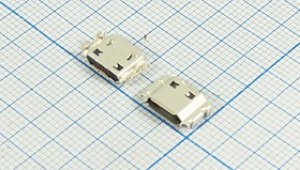 Разъем microUSB REV розетка, тип B, контакты 7C4HP, на плату, угловой, micro B7SAD1 REV Разъем microUSB REV розетка, тип B, контакты 7C4HP, на плату, угловой, micro B7SAD1 REV
