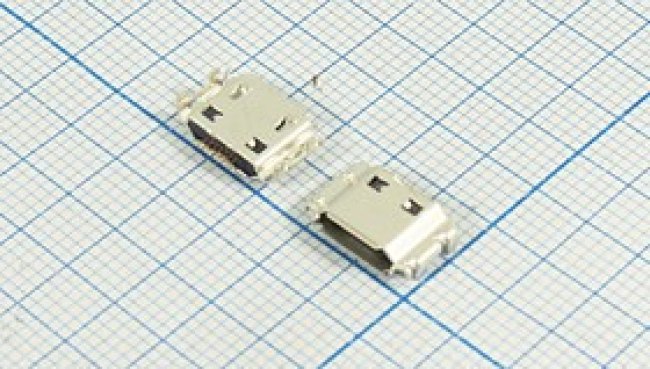 Разъем microUSB REV розетка, тип B, контакты 7C4HP, на плату, угловой, micro B7SAD1 REV Разъем microUSB REV розетка, тип B, контакты 7C4HP, на плату, угловой, micro B7SAD1 REV