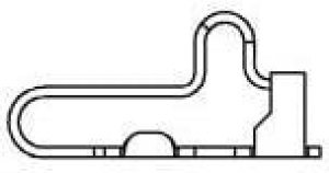 1565158-1, Connector Accessories Spring Finger Straight Gold T/R