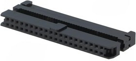 T826140A101CEU, Вилка, IDC, "мама", PIN: 40, с зажимом шлейфа, IDC, на шлейф, 1мм