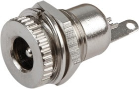 PSG08663, Разъем Питания DC, Гнездо, 2.1 мм, Монтаж на Шасси, Пайка