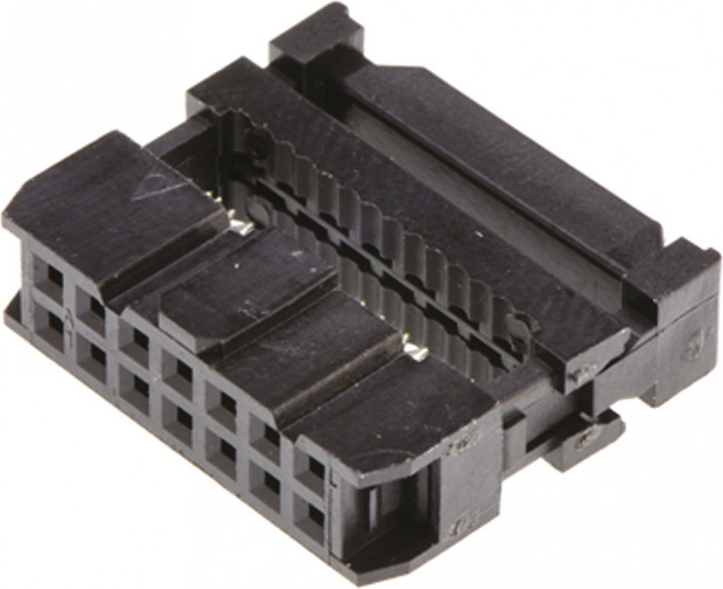 T812114A101CEU, Amphenol 14-Way IDC Connector Socket for Cable Mount, 2-Row