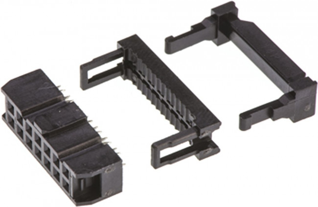 T812114A101CEU, Amphenol 14-Way IDC Connector Socket for Cable Mount, 2-Row