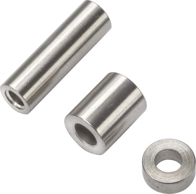 963030174, Spacer, Round, Brass, 4.3 mm Internal Dia, 8 mm External Dia, 3 mm Length, WA-SBRRO Series 963030174, Spacer, Round, Brass, 4.3 mm Internal Dia, 8 mm External Dia, 3 mm Length, WA-SBRRO Series