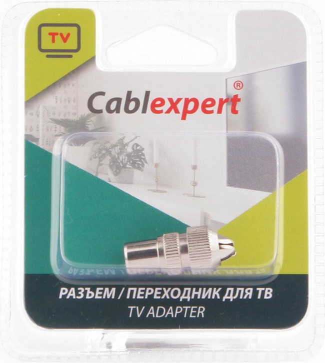 Разьем Cablexpert TVPL-03, TV (папа), блистер