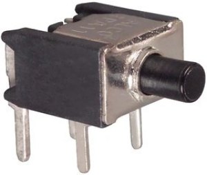 1825096-4, Switch Push Button OFF Mom SPST Round Plunger 20VAC 20VDC 0.4VA Momentary Contact Thru-Hole PC Pins Bulk