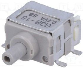 G3B15AH, Переключатель: кнопочный, Пол: 2, SPDT, 0,01A/28ВAC, 0,01A/28ВDC