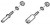 1-200833-1, Аксессуар разъема, Guide Pin Kit, Штыревыми разъемами серии AMP серии M, 4-40 UNC-2B, 11.18 мм