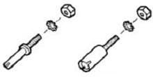 1-200833-1, Аксессуар разъема, Guide Pin Kit, Штыревыми разъемами серии AMP серии M, 4-40 UNC-2B, 11.18 мм