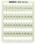 209-666, TERMINAL BLOCK MARKER, 1 TO 50