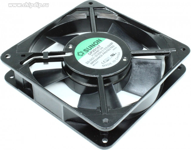 DP201AT2122HBT.GN, Вентилятор осевой, 230В AC, 120x120x25мм, подшипник качения, 112(±7%) куб.м/ч, 44дБА DP201AT2122HBT.GN, Вентилятор осевой, 230В AC, 120x120x25мм, подшипник качения, 112(±7%) куб.м/ч, 44дБА