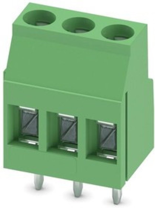 MKDS 3/ 3, Клеммная колодка типа провод к плате, 5 мм, 3 вывод(-ов), 24 AWG, 12 AWG, 2.5 мм², Винт MKDS 3/ 3, Клеммная колодка типа провод к плате, 5 мм, 3 вывод(-ов), 24 AWG, 12 AWG, 2.5 мм², Винт