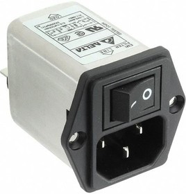 06BEEG3G-R, AC Power Entry Modules Switch Connector Filter, 115/250VAC, 6A 06BEEG3G-R, AC Power Entry Modules Switch Connector Filter, 115/250VAC, 6A