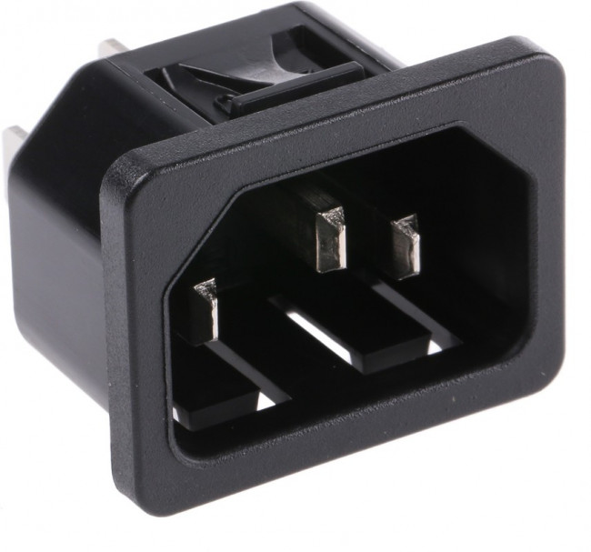 6100.4320, AC Power Entry Modules 6100 APPLIANCE INLET 10A 70