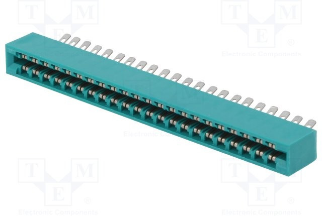 305-044-555-201, Краевой, PIN: 44, под пайку, на PCB, позолота, 3,96мм, Серия: 305