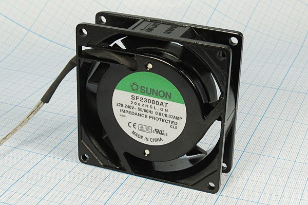 Вентилятор SUNON SF23080AT 2082HBL.GN 220-240V 14/13.5W 80x25 2pin
