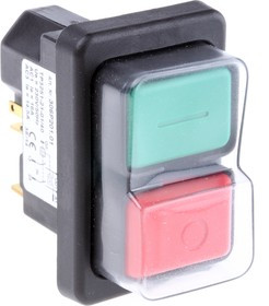 3251-21-01/67, Push Button Switch, Latching, Panel Mount, DPDT, IP65