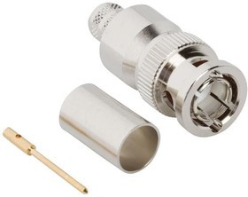 031-70534, RF Connectors / Coaxial Connectors 75OHM BNC STRT CRIMP PLG