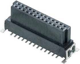 M55-6012642R, PCB Receptacle, Плата - к - плате, 1.27 мм, 2 ряд(-ов), 26 контакт(-ов), Поверхностный Монтаж