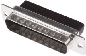25 Way Cable Mount D-sub Connector Plug 25 Way Cable Mount D-sub Connector Plug
