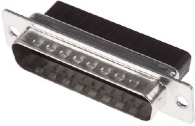 25 Way Cable Mount D-sub Connector Plug 25 Way Cable Mount D-sub Connector Plug