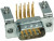 09641247232, D-Sub Standard Connectors 9P MALE RIGHT ANGLE BOARDCLIP/CLINCH NUT