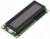 NPC1602LRS-GWT-H, Дисплей: LCD, алфавитно-цифровой, STN Positive, 16x2, LED, PIN: 16 NPC1602LRS-GWT-H, Дисплей: LCD, алфавитно-цифровой, STN Positive, 16x2, LED, PIN: 16