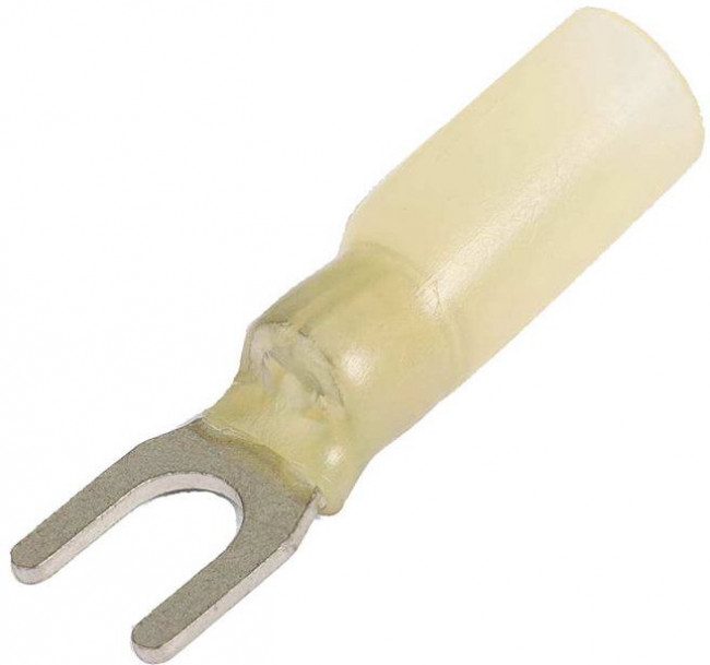 НВИ-Т 6,0-4, Наконечник вилочный изолированный желтый с термоусаживаемой манжетой (OBSOLETE) НВИ-Т 6,0-4, Наконечник вилочный изолированный желтый с термоусаживаемой манжетой (OBSOLETE)