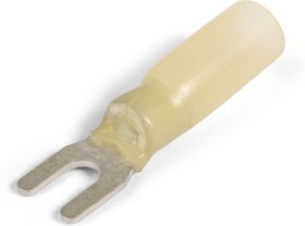 НВИ-Т 6,0-4, Наконечник вилочный изолированный желтый с термоусаживаемой манжетой (OBSOLETE)