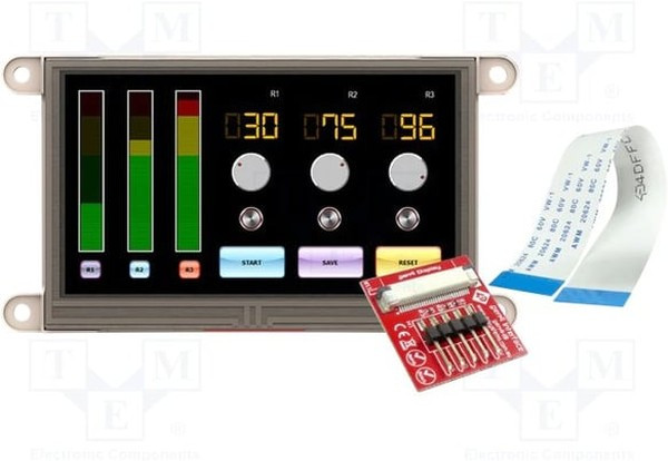 gen4-uLCD-43DT, gen4-uLCD-43DT TFT LCD Colour Display / Touch Screen, 4.3in, 480 x 272pixels gen4-uLCD-43DT, gen4-uLCD-43DT TFT LCD Colour Display / Touch Screen, 4.3in, 480 x 272pixels