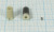 Ручка круглая диаметр 9,5мм, диаметр регулятора 3,0мм, металл/пластик, серый, винт; №2665 ручка d3,0\d9,5x16,5\ мет/пл\сер\винт\