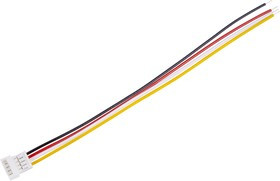 SCT1251FH-04PL100 (HK0083-0019), Розетка на кабель 1,25мм 4pin с проводом 100мм SCT1251FH-04PL100 (HK0083-0019), Розетка на кабель 1,25мм 4pin с проводом 100мм