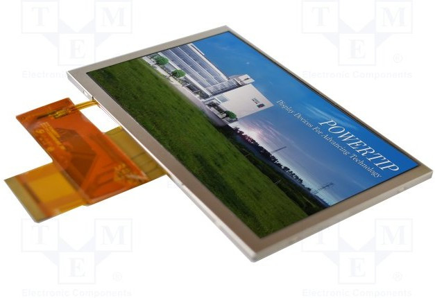 PH800480T024-IHA01, Дисплей: TFT, 5", 800x480, Подсвет: LED, Размер окна: 109x65,8мм PH800480T024-IHA01, Дисплей: TFT, 5", 800x480, Подсвет: LED, Размер окна: 109x65,8мм