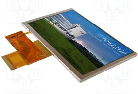 PH800480T024-IHA01, Дисплей: TFT, 5", 800x480, Подсвет: LED, Размер окна: 109x65,8мм