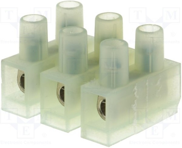 BM 93CS3, Клеммник, зажим под винт, 4мм2, 400В, Кол-во полюс: 3, клеммы: 6