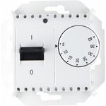 Simon 15 Белый Регулятор тёплого пола, с зондом, 16А, 230В, 3600Вт, 5-40град, IP20