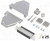DCRP25-DBCS-CF65, Разъем D-Sub; PIN: 25; вилка; "мама"; обжим; на провод; черный DCRP25-DBCS-CF65, Разъем D-Sub; PIN: 25; вилка; "мама"; обжим; на провод; черный