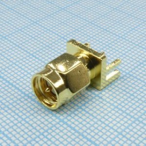 KLS1-SMA021, (SMA-JHDС), Разъем SMA для монтажа на печатной плате с штекером прямого типа KLS1-SMA021, (SMA-JHDС), Разъем SMA для монтажа на печатной плате с штекером прямого типа