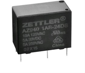 AZ940-1AB-12DS, Реле электромагнитное, SPST-NO 10A Uобмотки 12V 720R