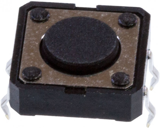 KAN1211-0431B010-42, тактовая кнопка 12х12х4.3мм (TS1243, 1243HIM-160G-G)